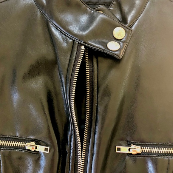 Guess Vintage Moto Faux Leather Jacket - Picture 8 of 11